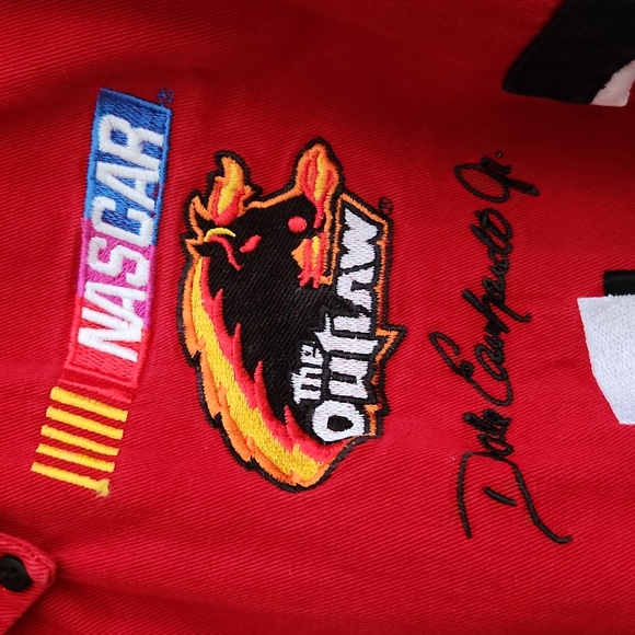 Dale Earnhardt Jr. Budweiser Chase Authentic Button Up Vintage NASCAR Shirt - Picture 2 of 10